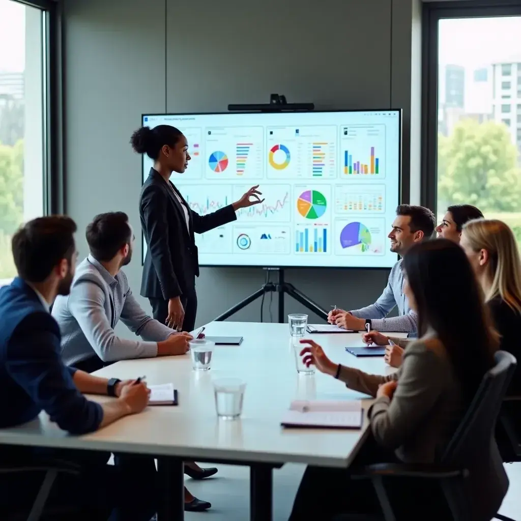 Professional business solutions illustration